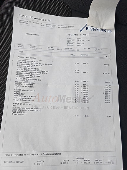 Nissan e-NV200 13 of 15