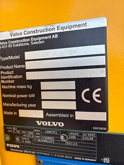 Volvo L70 H 2 of 11