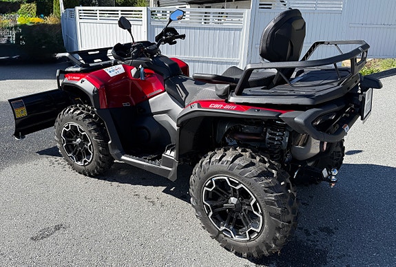 Can-Am Can-Am Outlander MAX 850 XT 2025 – kun 74,7 km – Fiery Red – brøytepakke 11 of 13
