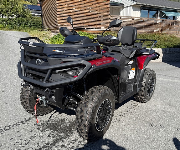 Can-Am Can-Am Outlander MAX 850 XT 2025 – kun 74,7 km – Fiery Red – brøytepakke 2 of 13