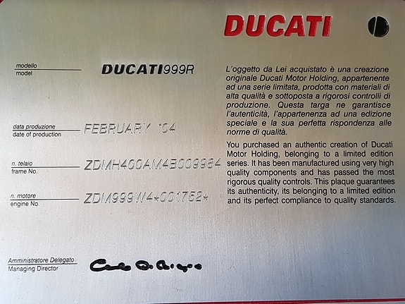 Ducati 999R 8 of 8