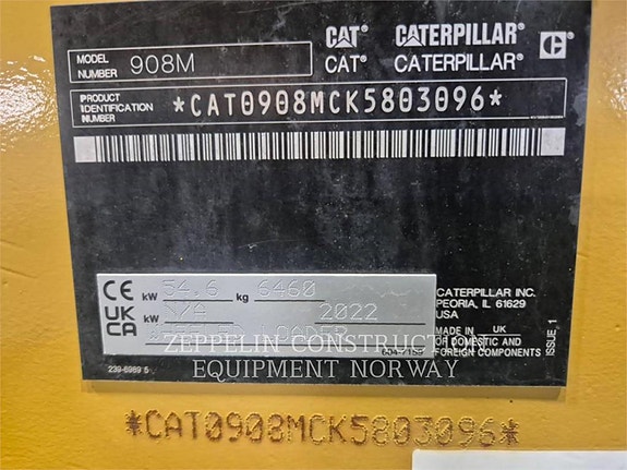 Cat 908M 6 of 16