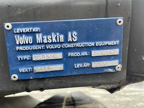 Volvo ECR 58 D 8 of 11