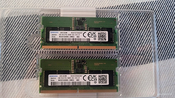 Samsung DDR5 SODIMM 8GB x2 (16GB) 5600MHz | FINN-torget