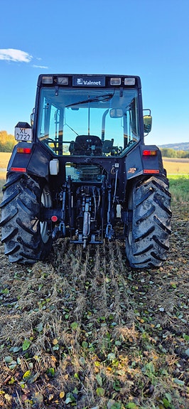 Valmet 6400 Hi-trol med ålø 640 laster, snøskuffe, hyd toppstag 9 of 19