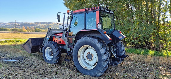 Valmet 6400 Hi-trol med ålø 640 laster, snøskuffe, hyd toppstag 12 of 19