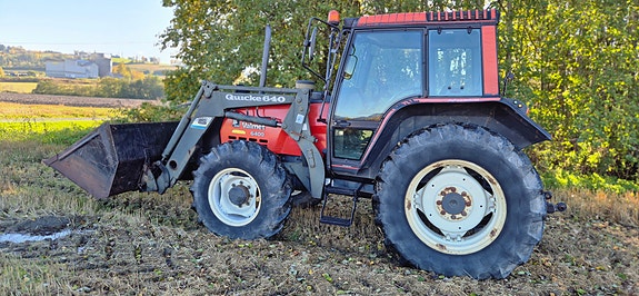Valmet 6400 Hi-trol med ålø 640 laster, snøskuffe, hyd toppstag 11 of 19