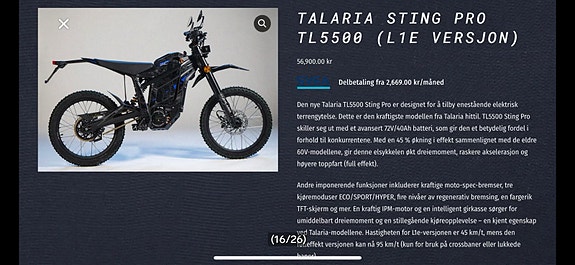 Talaria Sting Pro 7 of 7