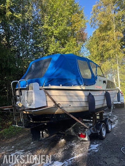 1982 Nidelv 24 båt med volvo penta md17d 3 of 18