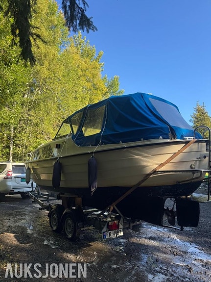 1982 Nidelv 24 båt med volvo penta md17d 4 of 18