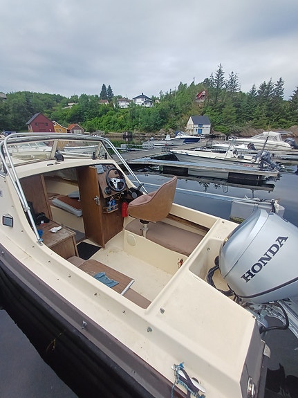 Nor-Dan 18 Deluxe m/Honda 60 hk 2014 kun 240 t Garmin GMI10, dieselvarmer, flaps 6 of 14