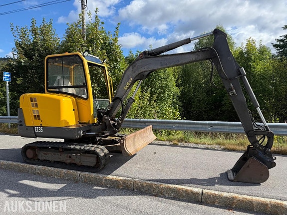 Volvo EC 35 gravemaskin - 1790 timer MVA FRI 6 of 29