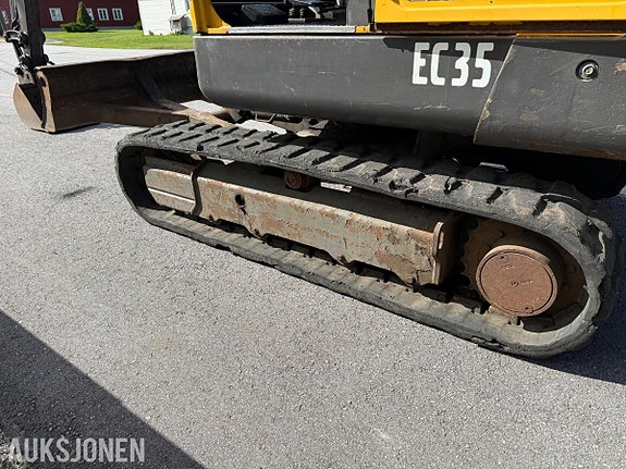 Volvo EC 35 gravemaskin - 1790 timer MVA FRI 20 of 29