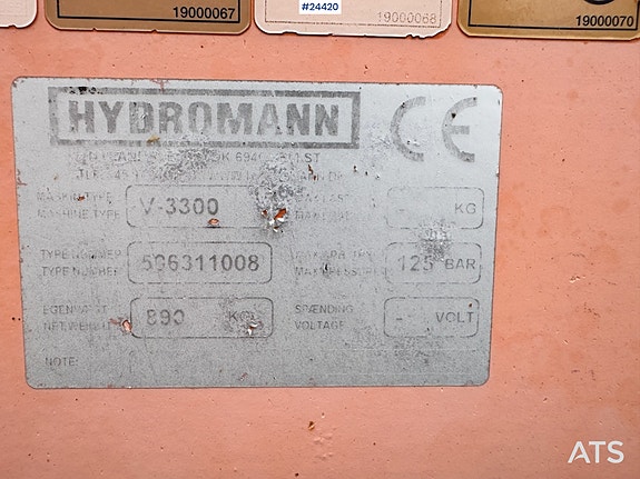 Hydromann V-3300 Snøfres 11 of 11