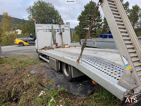 Mitsubishi Fuso 7C18 planbil m/ ny AdBlue pumpe, Vinsj, 2 sett dekk og lav km stand! 8 of 30