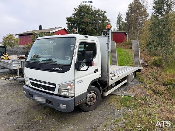 Mitsubishi Fuso 7C18 planbil m/ ny AdBlue pumpe, Vinsj, 2 sett dekk og lav km stand! 9 of 30