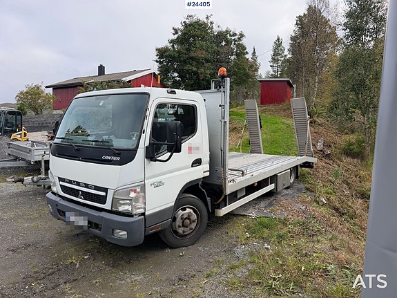 Mitsubishi Fuso 7C18 planbil m/ ny AdBlue pumpe, Vinsj, 2 sett dekk og lav km stand! 3 of 30