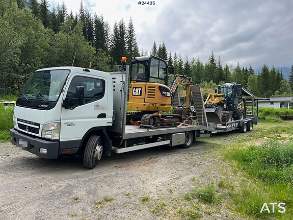 Mitsubishi Fuso 7C18 planbil m/ ny AdBlue pumpe, Vinsj, 2 sett dekk og lav km stand! 2 of 30