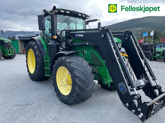 John Deere 6155R Ultimate 50km front hydr, pto, laster, auto trac ready 4 of 23