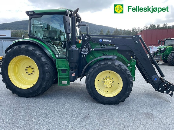 John Deere 6155R Ultimate 50km front hydr, pto, laster, auto trac ready 3 of 23