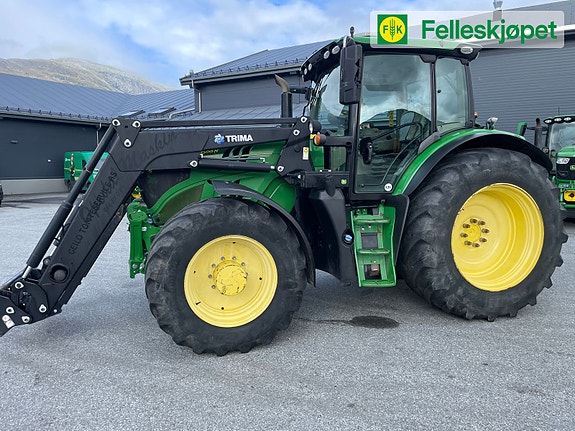 John Deere 6155R Ultimate 50km front hydr, pto, laster, auto trac ready 2 of 23