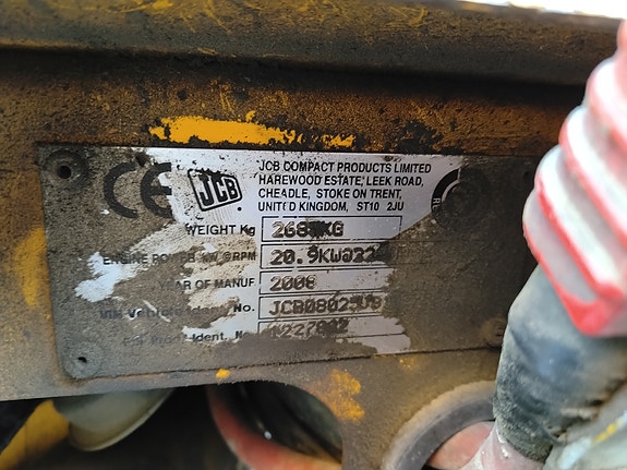 JCB 802 - Hydraulisk pusseskuffe - Graveskuffe 19 of 24