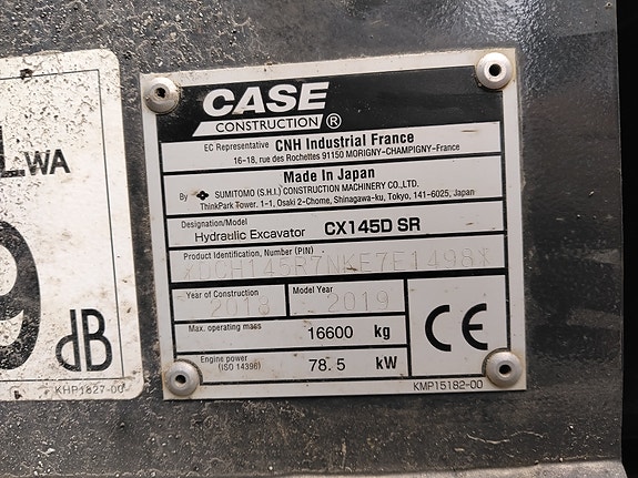 Case CX145D SR 17 of 25