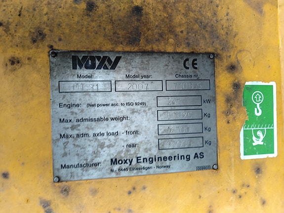 Moxy MT31 Dumper 6X6 17 of 17