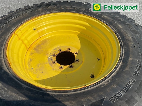 John Deere Hjul par: Nokian Hakkapilitta 540/80R38 Fakspro Gul dw16 5 of 5
