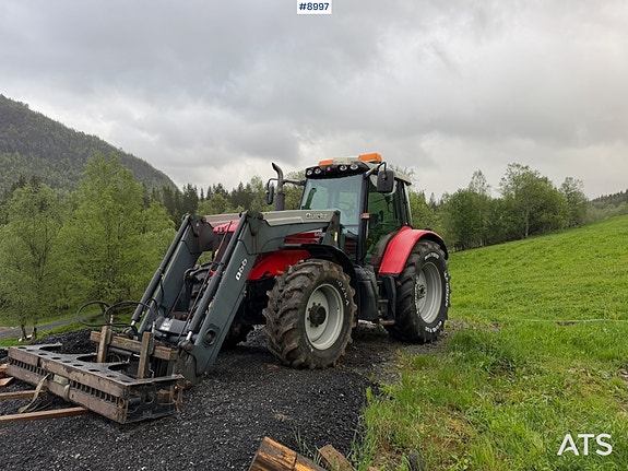Massey Ferguson 6475 4x4 Traktor m/frontlaster og front PTO 4 of 30