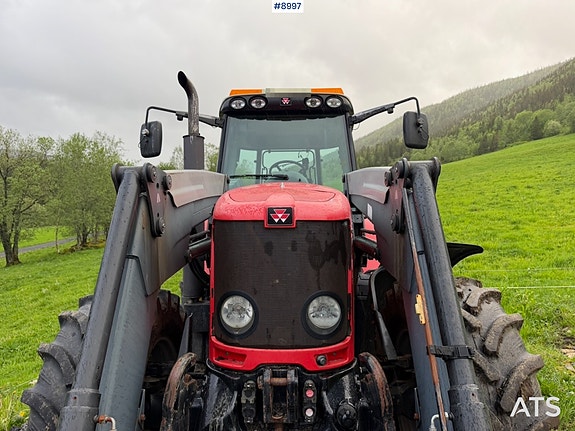 Massey Ferguson 6475 4x4 Traktor m/frontlaster og front PTO 3 of 30