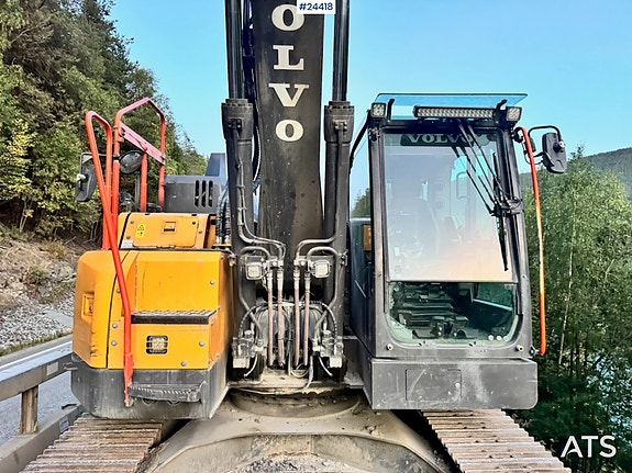 Volvo ECR235EL Gravemaskin m/ GPS, Rototilt og 2 skuffer. SE VIDEO 13 of 30