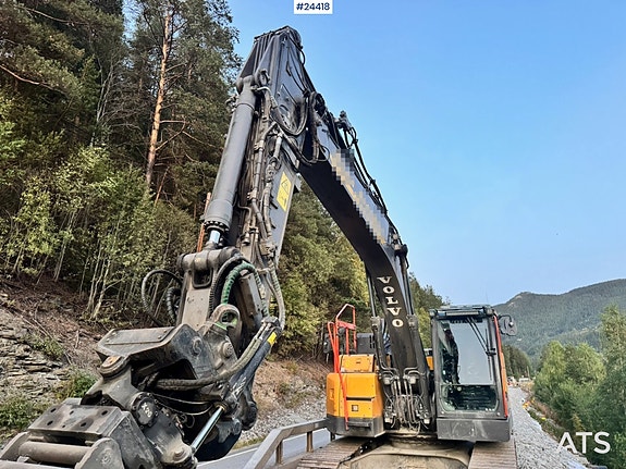 Volvo ECR235EL Gravemaskin m/ GPS, Rototilt og 2 skuffer. SE VIDEO 22 of 30
