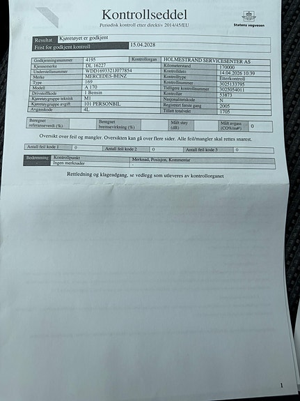 Mercedes-Benz A170 13 of 13