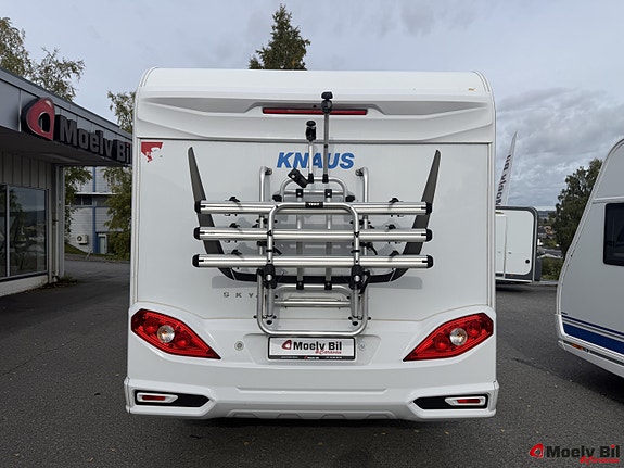 Knaus SKY TI 700 MEB-AUTOMAT-150HK-MARKISE-SOLCELLE-SYKKELSTATIV-ENKLE SENGER-STORT BAD BAKERST++ 4 of 30