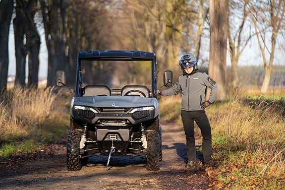 Polaris Ranger 500 Mid-Size UTV traktor T1a/T1b Stealth Grey med Turf mode 5 of 11