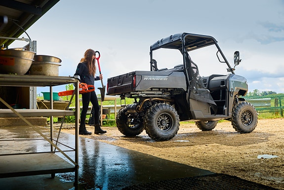 Polaris Ranger 500 Mid-Size UTV traktor T1a/T1b Stealth Grey med Turf mode 9 of 11