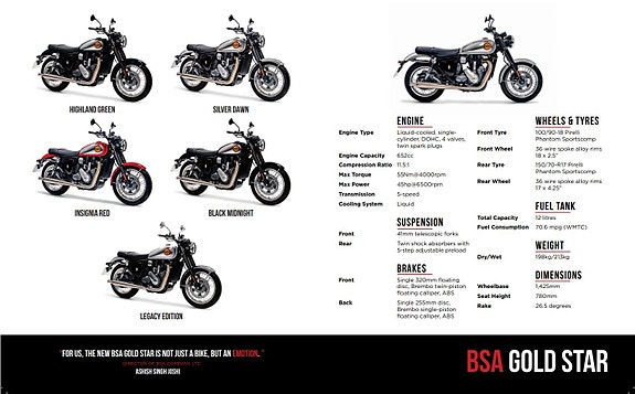 BSA Goldstar 650 Legacy Edition. Tilbud utstillingsmodell. 16 of 17