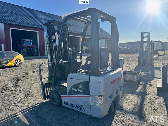 Nissan S1N1L15Q Gaffeltruck – Rep objekt 6 of 27