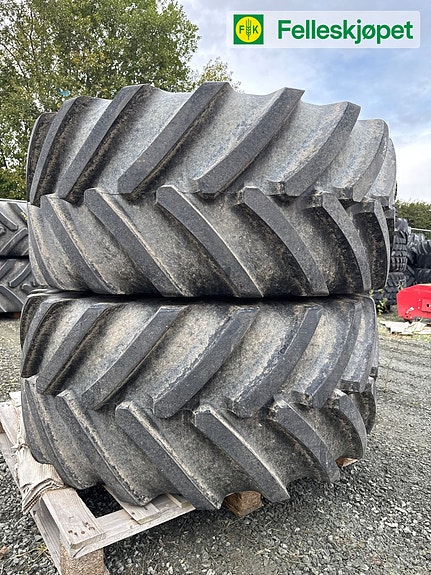 John Deere Hjul par: Michelin AxioBib 2 600/60R30 GKN Gul DW20B 2 of 3