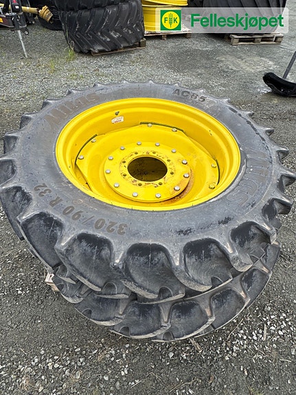 John Deere Hjul par: Mitas AC85 320/90R32 GKN Gul 5 of 5