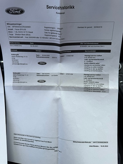 Ford Focus 21 of 22