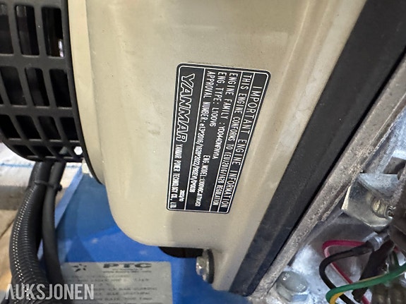 Andre PTC VORTEX DIESELDREVET VAKUUMANLEGG MED YANMAR MOTOR 7 of 14