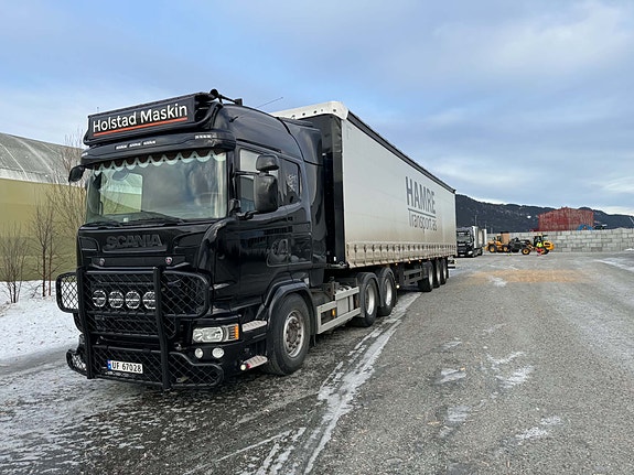 Scania R580 Kombibil med Maur tippsemi 18 of 28