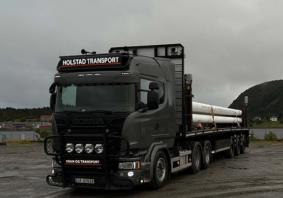 Scania R580 Kombibil med Maur tippsemi 11 of 28