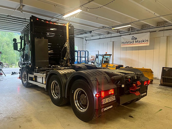 Scania R580 Kombibil med Maur tippsemi 27 of 28