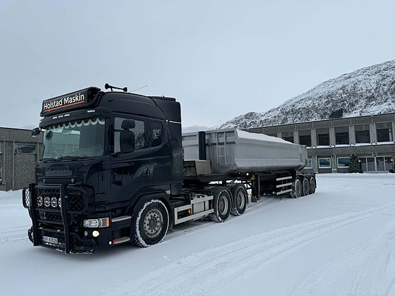 Scania R580 Kombibil med Maur tippsemi 20 of 28
