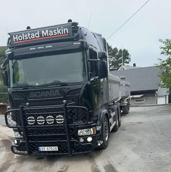 Scania R580 Kombibil med Maur tippsemi 25 of 28