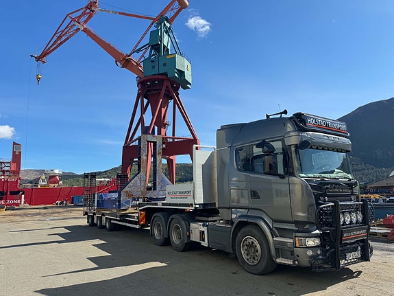 Scania R580 Kombibil med Maur tippsemi 9 of 28