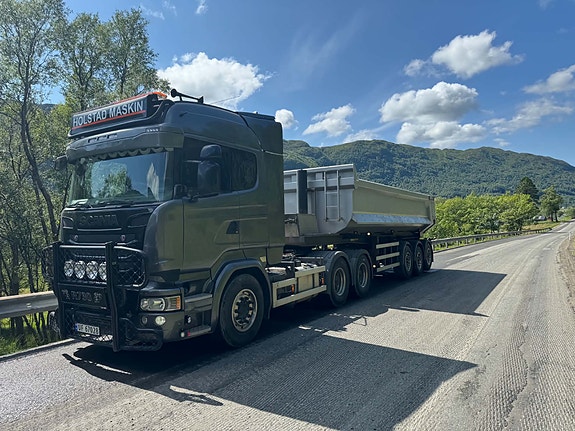 Scania R580 Kombibil med Maur tippsemi 10 of 28